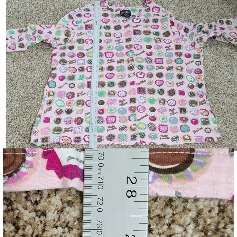 Nick & Nora Chocoholic Pajamas Plus Size 3XL Y2k New With Tags NWT